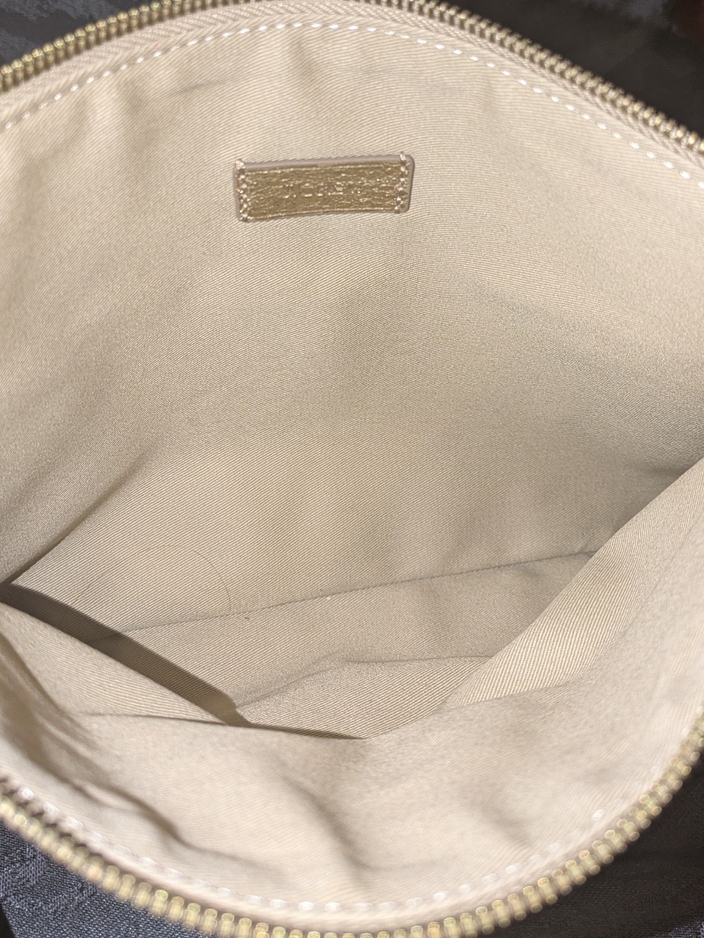 JCrew Gold Metallic Wristlet Clutch - Picture 7 of 7